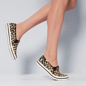 keds slip on leopard